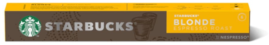 Starbucks Blonde espresso 10 stk