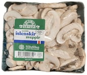 Sveppir sneiddir í boxi