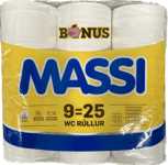 Bónus wc massi 9x500 blöð