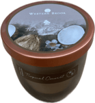 Western Brook suðrænt kókosilmandi kerti 127 g