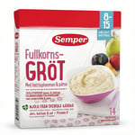 Semper heilkornagrautur með sveskjum og perum 470 g