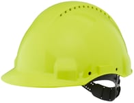 3M Peltor Öryggishjálmur 3000 með stilliskrúfu, HiViz