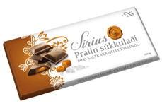 Síríus Pralín Súkkulaði með Saltkaramellufyllingu 40 g