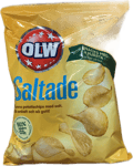 OLW saltaðar þunnar kartöfluflögur