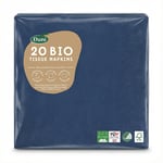 Duni Bio Tissue servíettur dökkbláar 20 stk