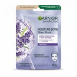 Garnier SkinActive Moisture Bomb ofurrakagefandi andlitsmaski í lakformi gegn þreytumerkjum með hýalúrónsýru + lavender 28 g