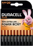 Duracell Plus Power Boost AAA 20 stk.