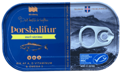 Akraborg Þorskalifur með sítrónu 121 g