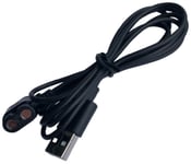 Kask USB hleðslusnúra fyrir höfuðljós