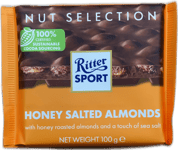 Ritter Sport hunangssaltaðar möndlur 100 g