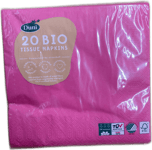 Duni Bio pappírsservíettur fúksía 20 stk