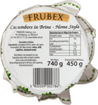 Frubex gúrkur í saltlegi, heimilisstíll 740 g