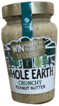 Whole Earth gróft hnetusmjör án viðbætts sykurs 340 g