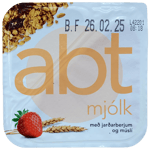 MS Abt-mjólk með jarðarberjum og múslí 168 g