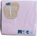 Duni Bio pappírsservíettur Mellow Rose 20 stk