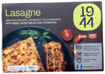 1944 Lasagne með nautakjöti, grænmeti og parmesan 450 g