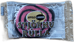 Appolo Lakkrís Stjörnu Rúlla 100 g