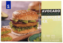 Anamma avókadó- og edamameborgari 360 g