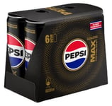 Pepsi Max koffínlaust 6 x 330 ml