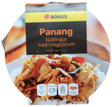 Bónus Panang kjúklingur með hrísgrjónum 420 g