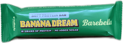 Barebells mjúk próteinstöng Bananadraumur 55 g