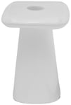 Candle Holder Roca Medium White