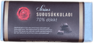 Síríus Suðusúkkulaði 70% Dökkt 200 g
