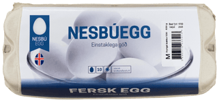 Nesbúegg fersk egg M 530-630 g