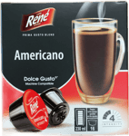Café René Americano Dolce Gusto samhæft 112 g