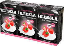 Hleðsla jarðarber og vanilla 3 x 250 ml - 750 ml