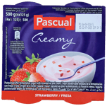 Pascual rjómalöguð jarðarberjajógúrt 500 g