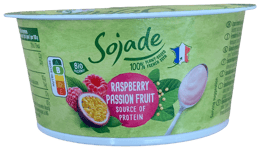 Sojade lífrænt soja með hindberjum og ástaraldin 150 g