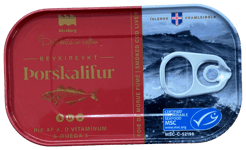Akraborg Beykireykt Þorskalifur 121 g