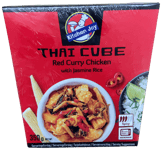 Kitchen Joy Thai Cube rauður karrýkjúklingur með jasmínhrísgrjónum 350 g