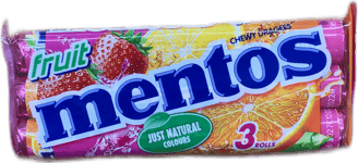 Mentos Fruit 114 g