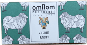 Omnom súkkulaði með sjávarsöltuðum möndlum 60 g