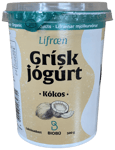 Biobú Lífræn grísk jógúrt kókos laktósaskert 500 g