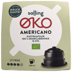 Salling lífrænir Americano kaffihylki 128 g