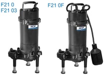 Brunndælur 1 1/4" 230V-400V með tætara