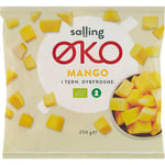 Salling ØKO lífrænt mangó í teningum, hraðfryst 250 g