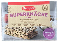 Semper Super hrökkbrauð með chia 140 g