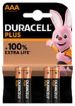 Duracell Rafhlöður - AAA 4stk