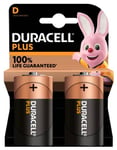 Duracell Rafhlöður - D 2 stk