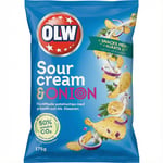 Owl snakk sour/onion 175 gr