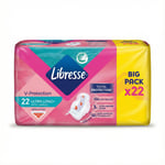 Libresse Total Protection Ultra Long+ með vængjum fyrir miklar blæðingar 22 stk