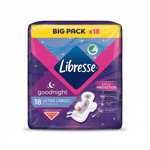 Libresse Goodnight Ultra Large+ með vængjum 18 stk