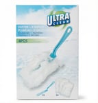 Ultra Clean rykkústur + 3 áfyllingar, 4 stk