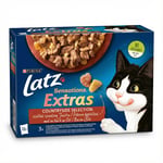 Purina Latz Sensations Extras Sveitaúrval kattamatur 12 x 85 g
