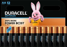 Duracell Optimum AA 12 stk.