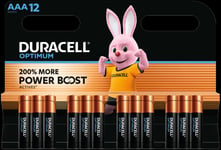 Duracell Optimum AAA 12 stk.
